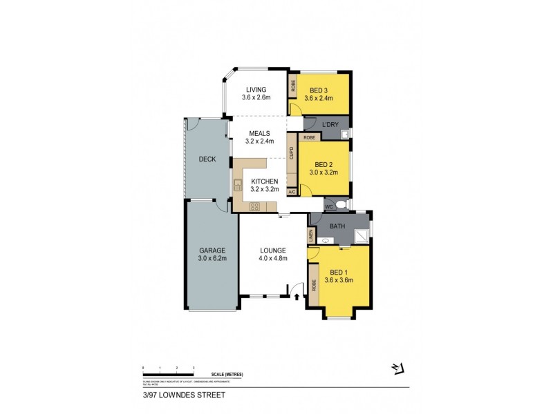 3/97 Lowndes Street, Kennington VIC 3550 Floorplan