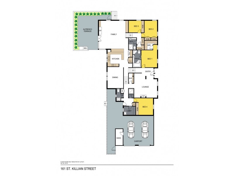 161 St Killian Street, White Hills VIC 3550 Floorplan