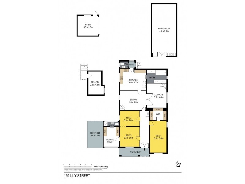 129 Lily Street, Bendigo VIC 3550 Floorplan