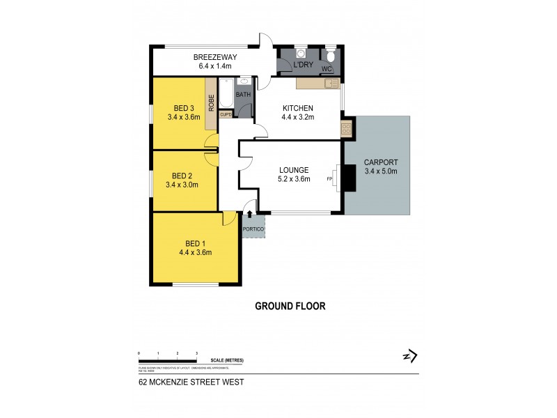 62 Mackenzie Street West, Golden Square VIC 3555 Floorplan