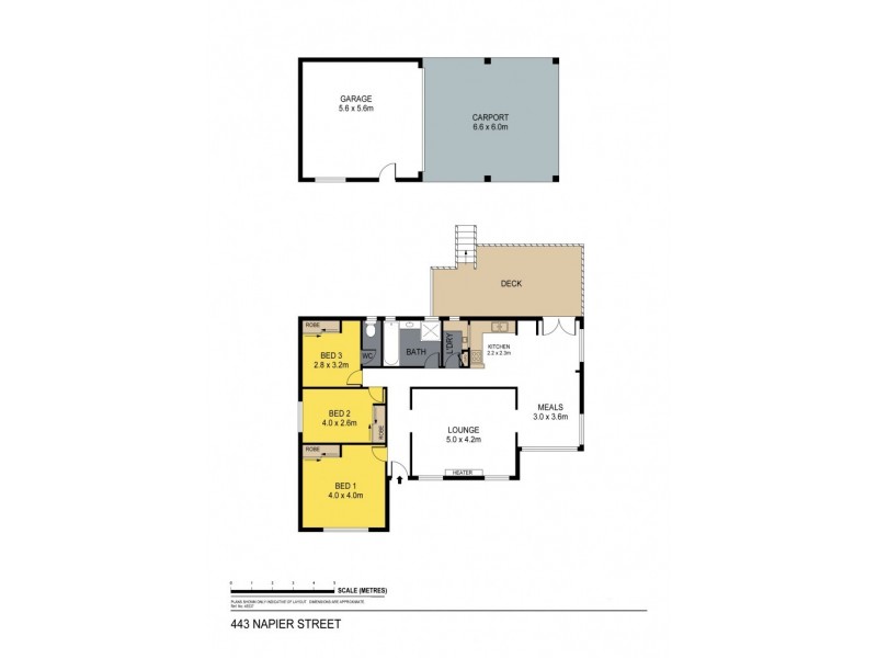 443 Napier Street, White Hills VIC 3550 Floorplan