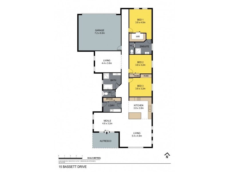 15 Bassett Drive, Strathfieldsaye VIC 3551 Floorplan