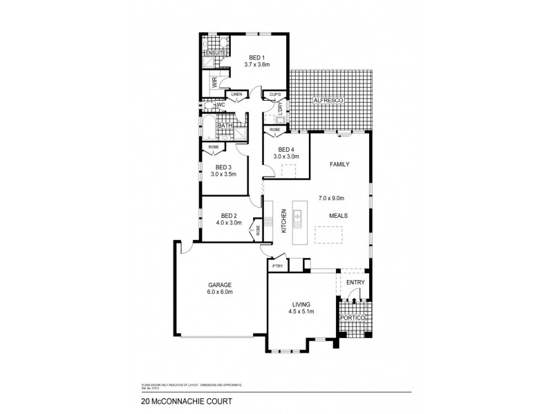 20 McConnachie Court, Epsom VIC 3551 Floorplan