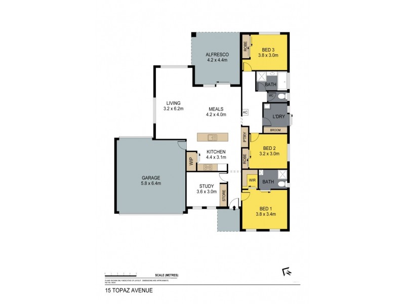15 Topaz Avenue, White Hills VIC 3550 Floorplan