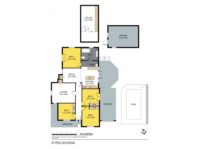 67 Peg Leg Road, Eaglehawk VIC 3556 Floorplan