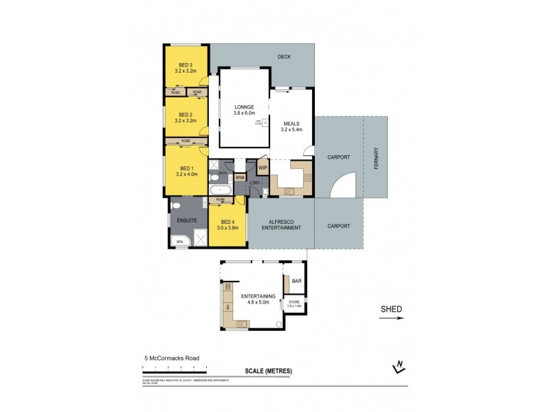 5 McCormacks Road, Eaglehawk VIC 3556 Floorplan