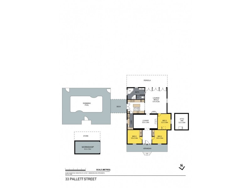 33 Pallett Street, Golden Square VIC 3555 Floorplan