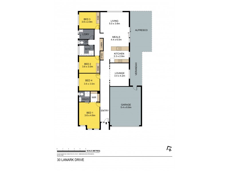 30 Lanark Drive, Junortoun VIC 3551 Floorplan