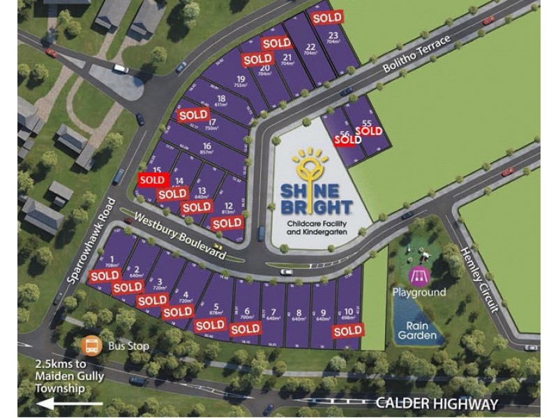 Lot 1-61, 1 Westbury Estate, Maiden Gully VIC 3551