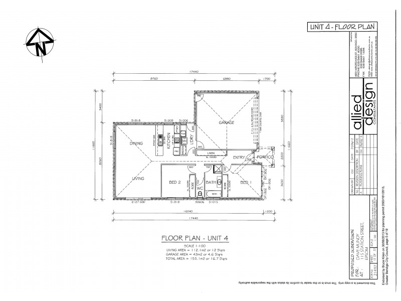 4/18 Market Garden Circuit, Epsom VIC 3551 Floorplan