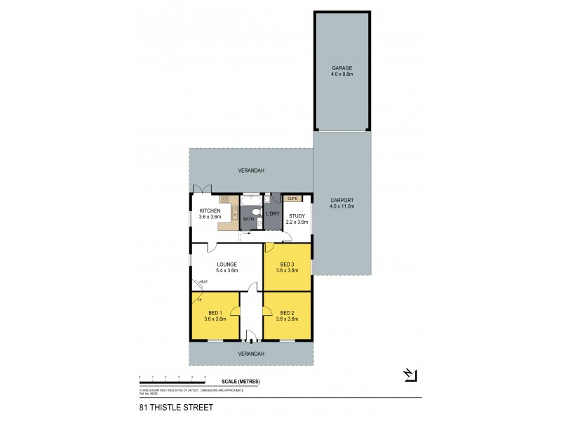 81 Thistle Street, Bendigo VIC 3550 Floorplan