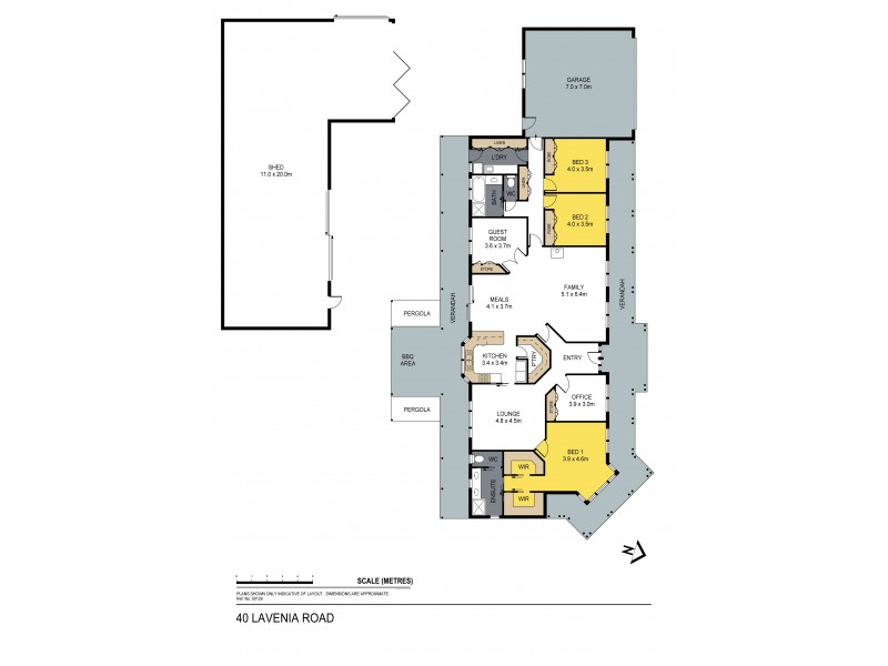 40 Lavenia Road, Huntly VIC 3551 Floorplan