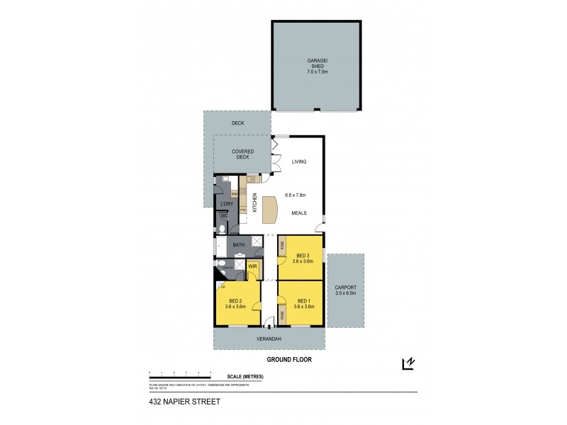 432 Napier Street, White Hills VIC 3550 Floorplan