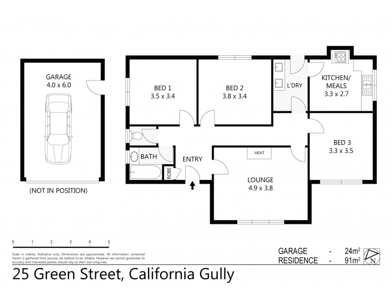 25 Green Street, California Gully VIC 3556 Floorplan