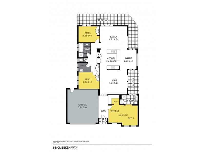 6 McMeeken Way, Epsom VIC 3551 Floorplan