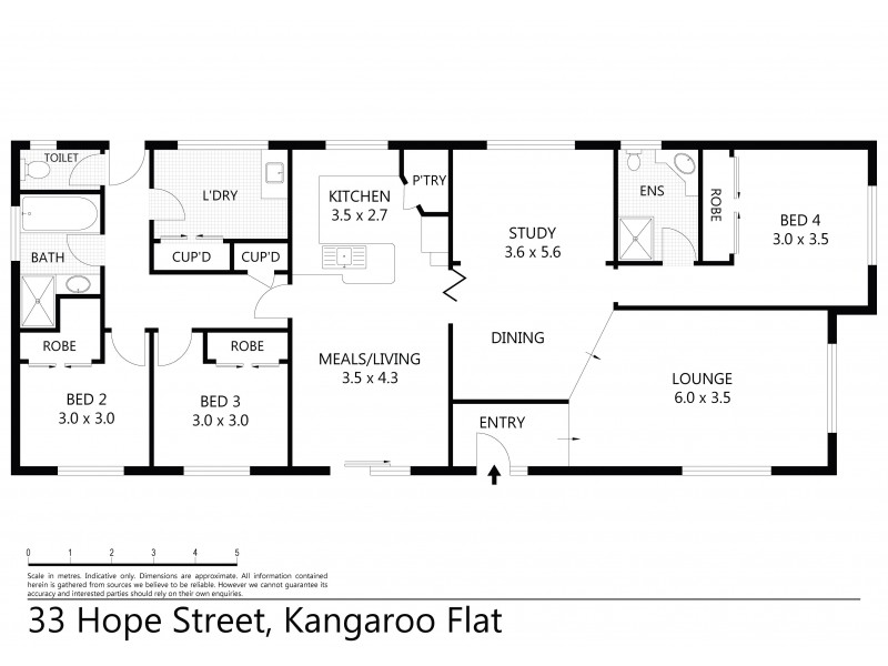 33 Hope Street, Kangaroo Flat VIC 3555 Floorplan