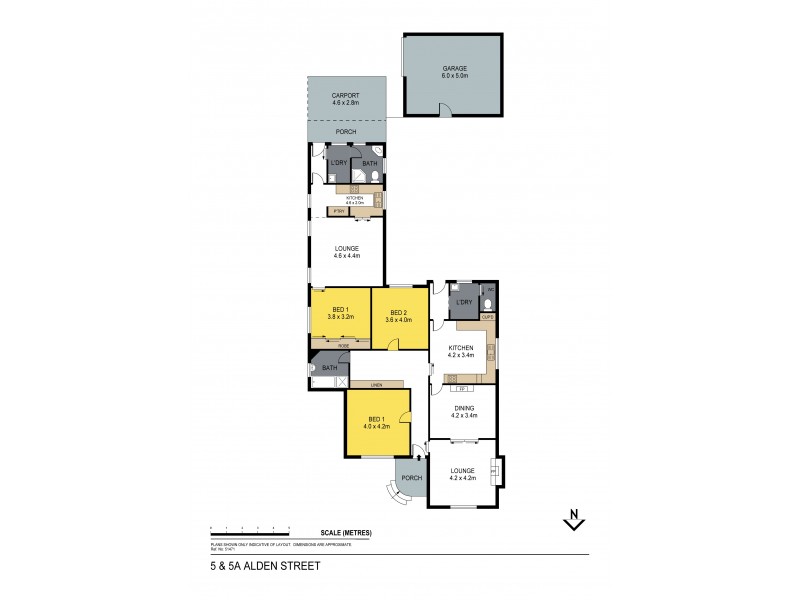 5 & 5A Alder Street, Kangaroo Flat VIC 3555 Floorplan