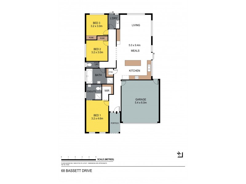 68 Bassett Drive, Strathfieldsaye VIC 3551 Floorplan