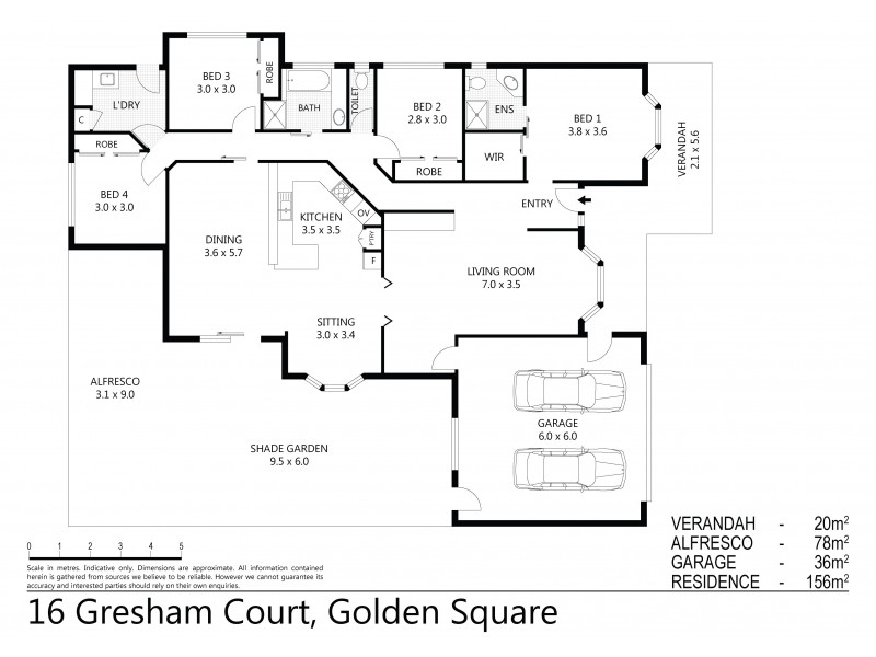 16 Gresham Court, Golden Square VIC 3555 Floorplan