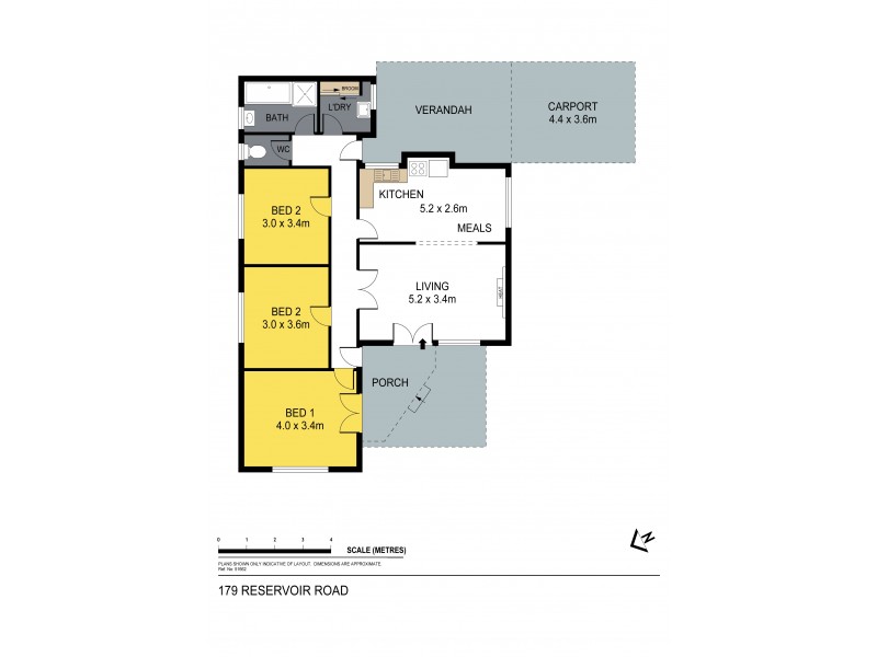 179 Reservoir Road, Strathdale VIC 3550 Floorplan