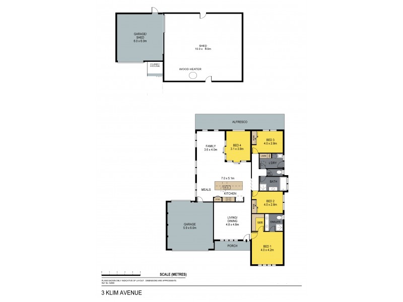 3 Klim Avenue, Kangaroo Flat VIC 3555 Floorplan