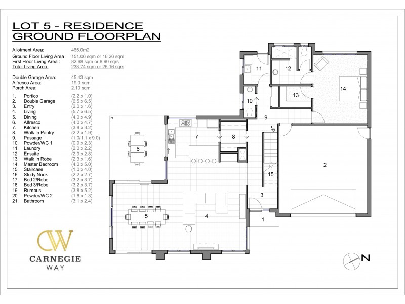 Lot 5 Carnegie Way, Bendigo VIC 3550 Floorplan