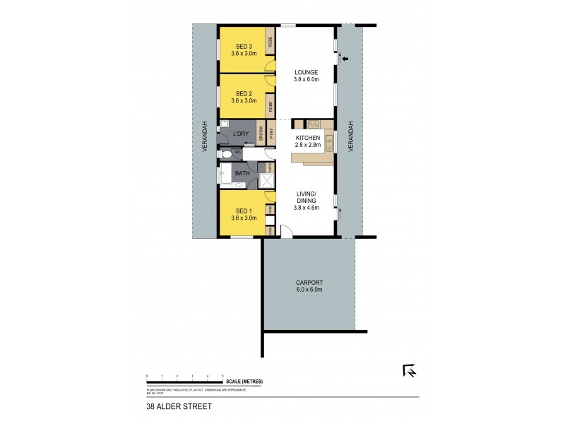 38 Alder Street, Golden Square VIC 3555 Floorplan
