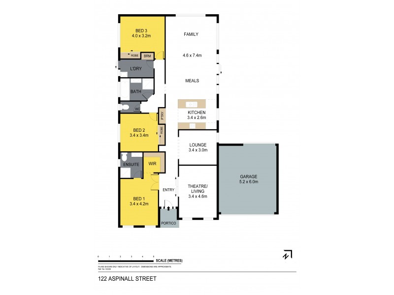 122 Aspinall Street, Golden Square VIC 3555 Floorplan