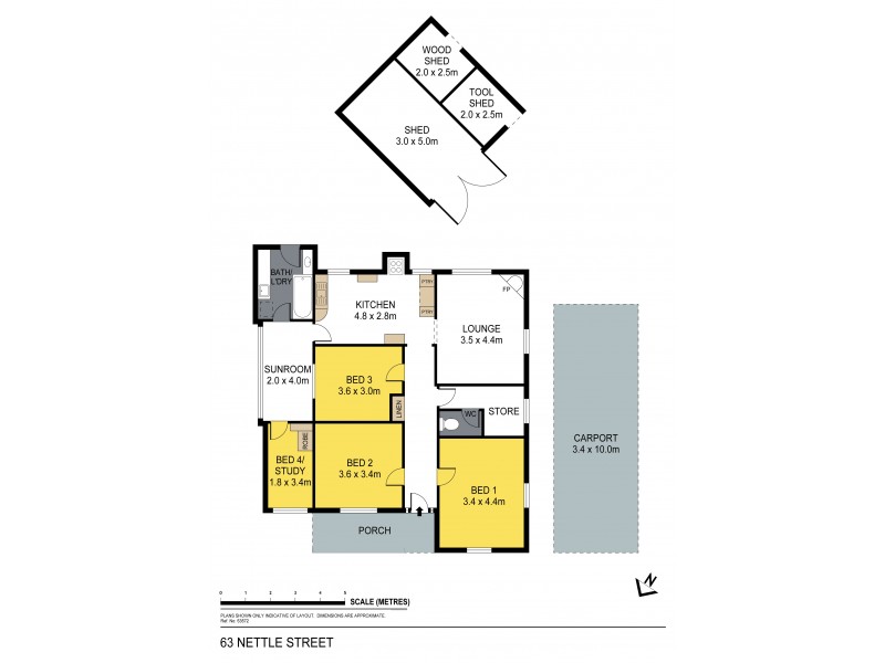 63 Nettle Street, Bendigo VIC 3550 Floorplan