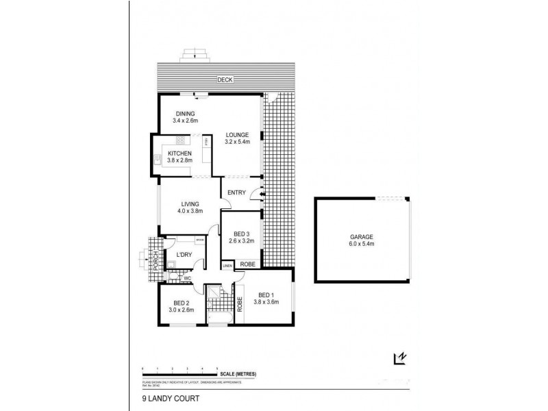 9 Landy Court, Kangaroo Flat VIC 3555 Floorplan
