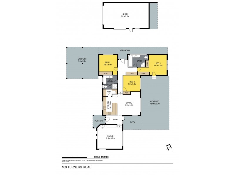 169 Turners Road, Junortoun VIC 3551 Floorplan