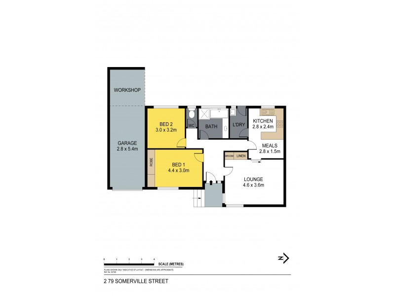 2/79 Somerville Street, Flora Hill VIC 3550 Floorplan