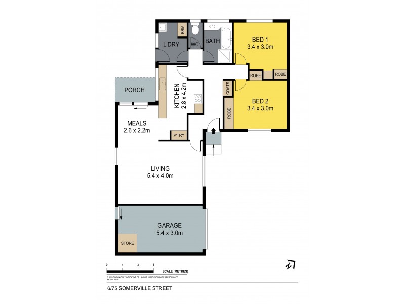 6/75 Somerville Street, Flora Hill VIC 3550 Floorplan