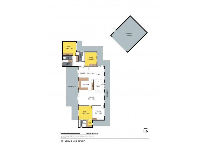 221 Guys Hill Road, Strathfieldsaye VIC 3551 Floorplan