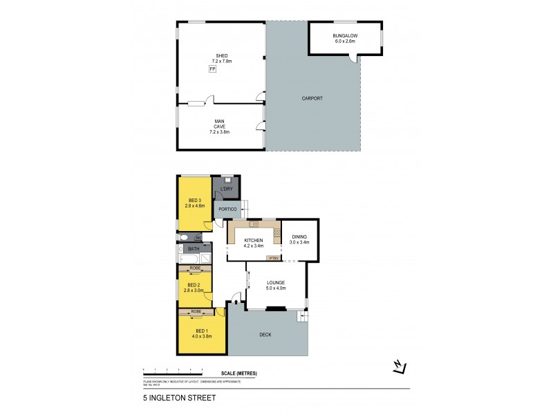 5 Ingleton Street, Long Gully VIC 3550 Floorplan