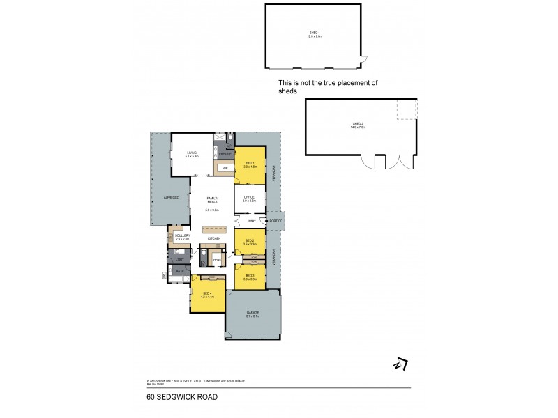 60 Sedgwick Road, Mandurang VIC 3551 Floorplan