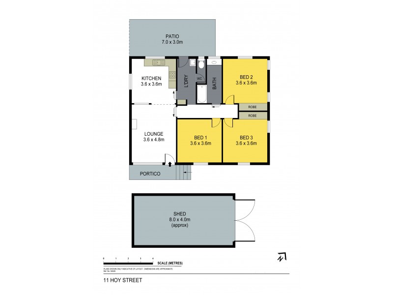 11 Hoy Street, North Bendigo VIC 3550 Floorplan