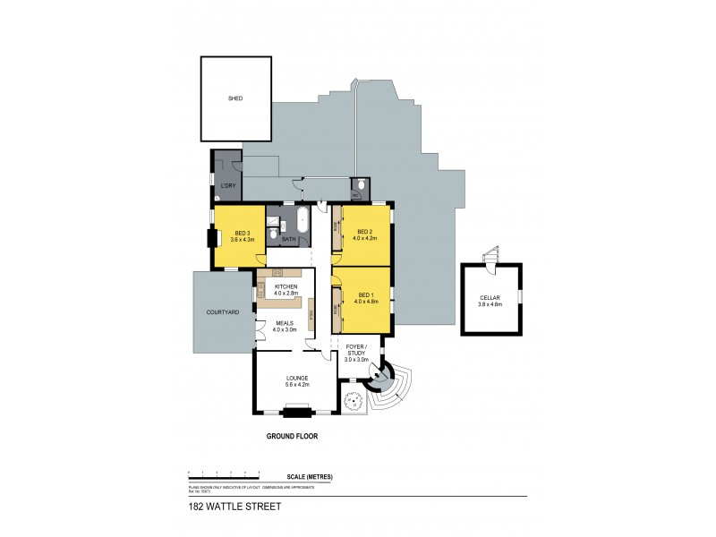182 Wattle Street, Bendigo VIC 3550 Floorplan