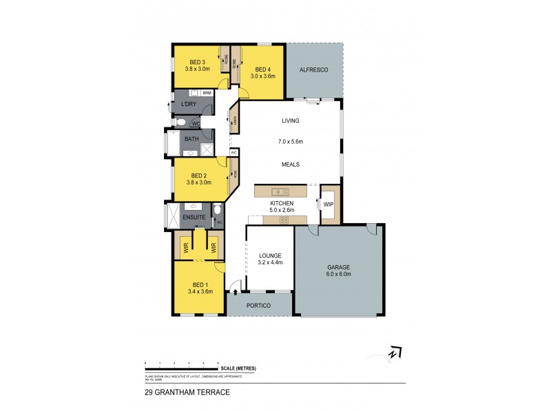 27 Grantham Terrace, Kangaroo Flat VIC 3555 Floorplan