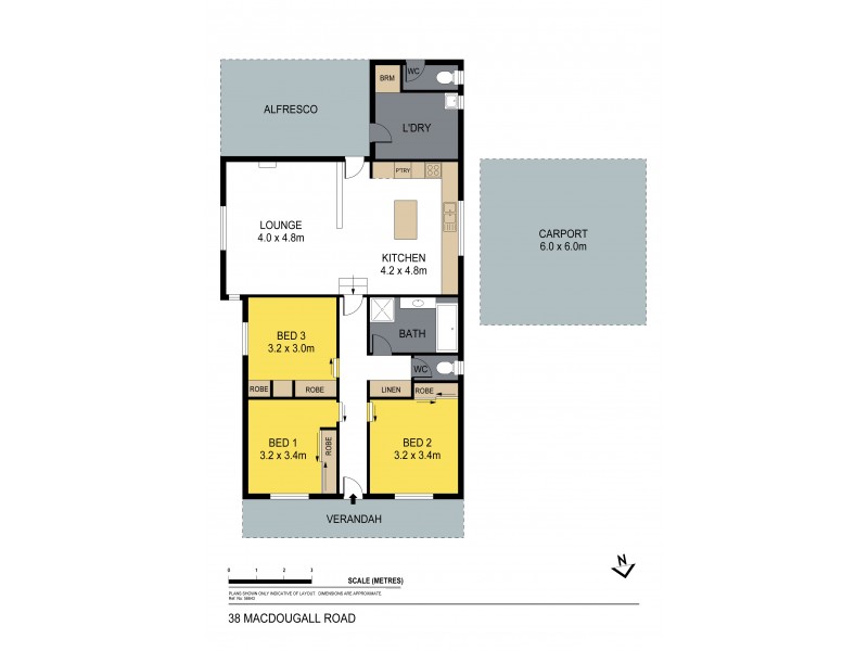 38 MacDougall Road, Golden Square VIC 3555 Floorplan