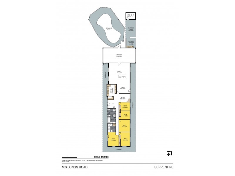 163 Longs Road, Serpentine VIC 3517 Floorplan
