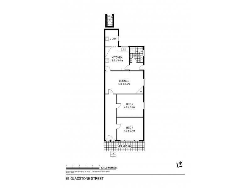 63 Gladstone Street, Quarry Hill VIC 3550 Floorplan