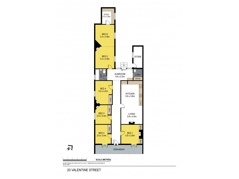 20 Valentine Street, Bendigo VIC 3550 Floorplan