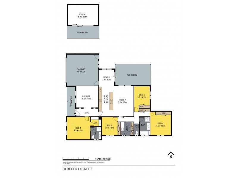 30 Regent Street, Strathfieldsaye VIC 3551 Floorplan