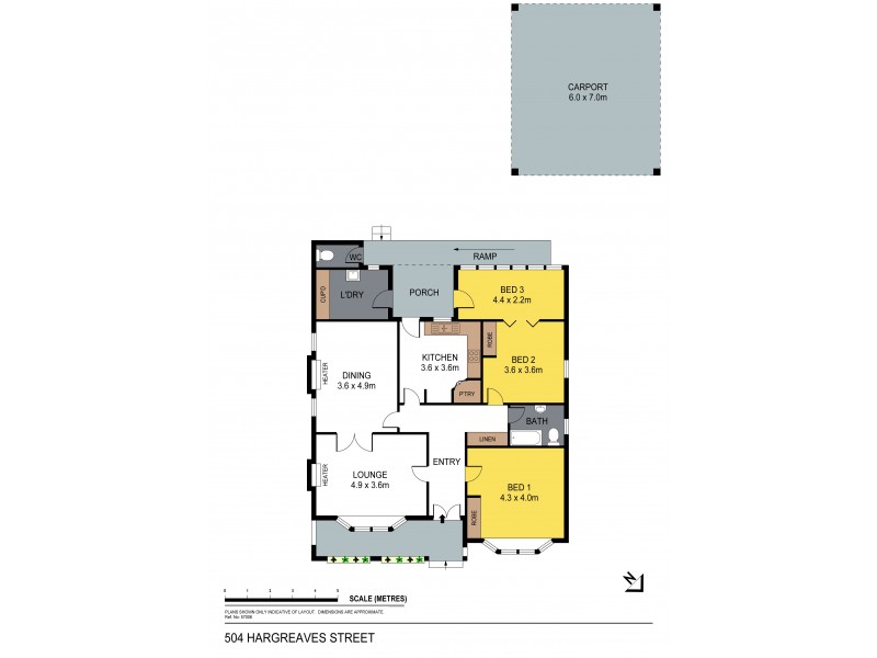 504 Hargreaves Street, Bendigo VIC 3550 Floorplan