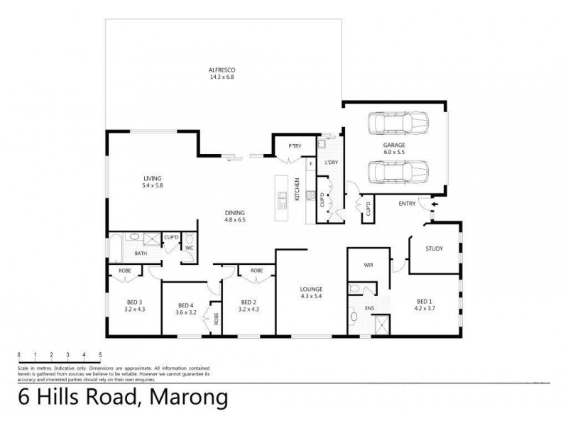 6 Hills Road, Marong VIC 3515 Floorplan