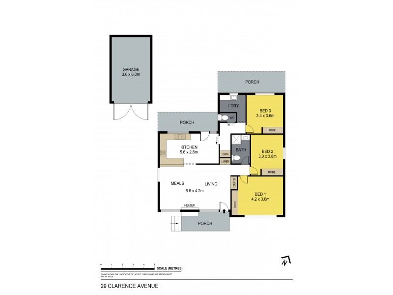 29 Clarence Avenue, Kennington VIC 3550 Floorplan