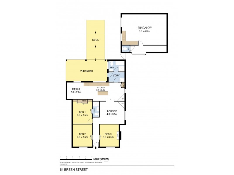 54 Breen St, Bendigo VIC 3550 Floorplan