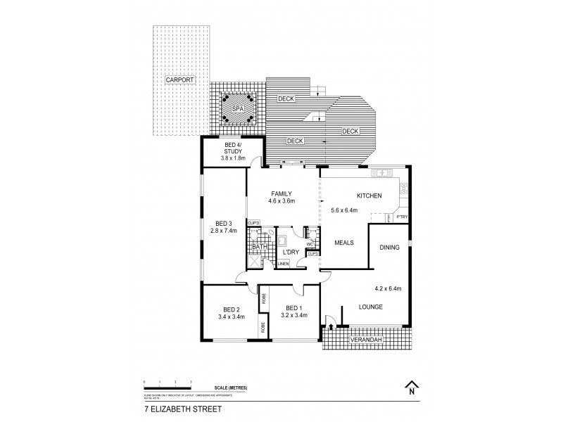 7 Elizabeth Street, Spring Gully VIC 3550 Floorplan
