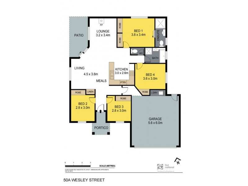 50A Wesley Street, Kangaroo Flat VIC 3555 Floorplan